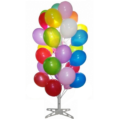 Levně Stojan na balónky Balloontree bílý 180 cm
