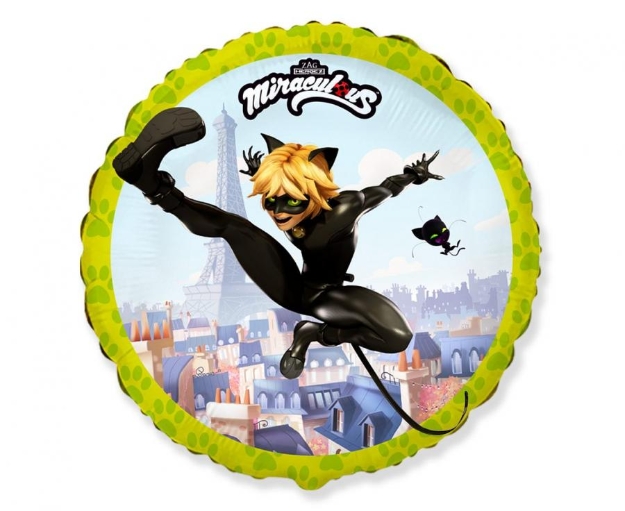 Fóliový balonek Miraculous Cat Noir 45 cm produkt