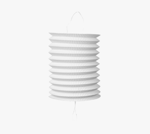 Levně Papírový lampion válec bílý 28 cm