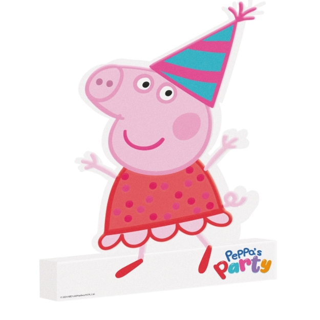 Stojící dekorace Peppa Pig 29,3 x 21,5 cm na dětskou oslavu