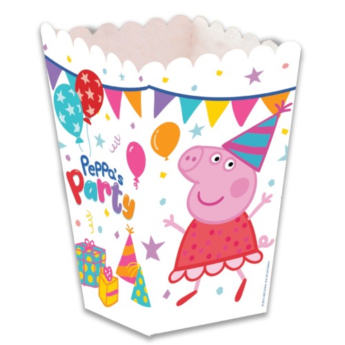 Levně Krabičky na popcorn Peppa Pig – 12 ks