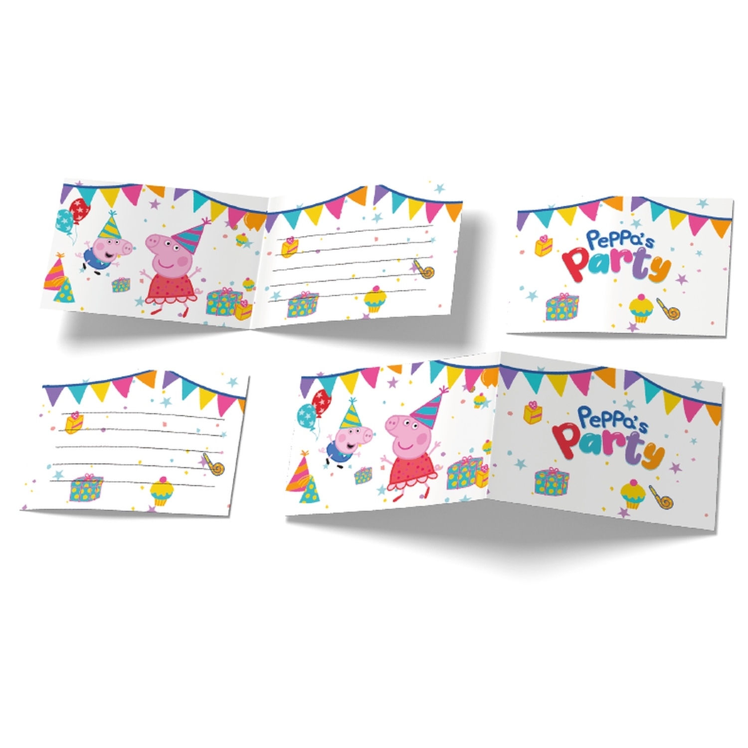 Pozvánky na párty Peppa Pig – 6 ks