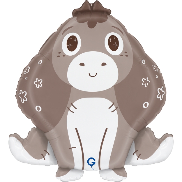 Roztomilý balonek oslík jako dekorace na dětskou boho party