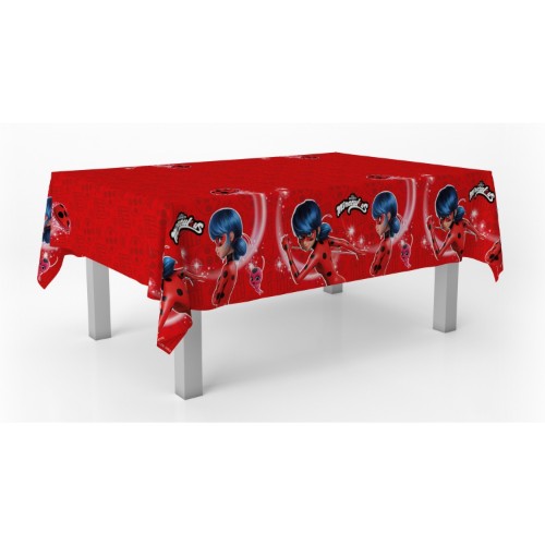 Levně Plastový ubrus Kouzelná beruška Miraculous 120 x 180 cm, 1 ks