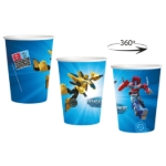 Transformers kelímky na dětskou narozeninovou party