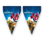 Vlaječková girlanda Transformers 3 m s motivem robotů