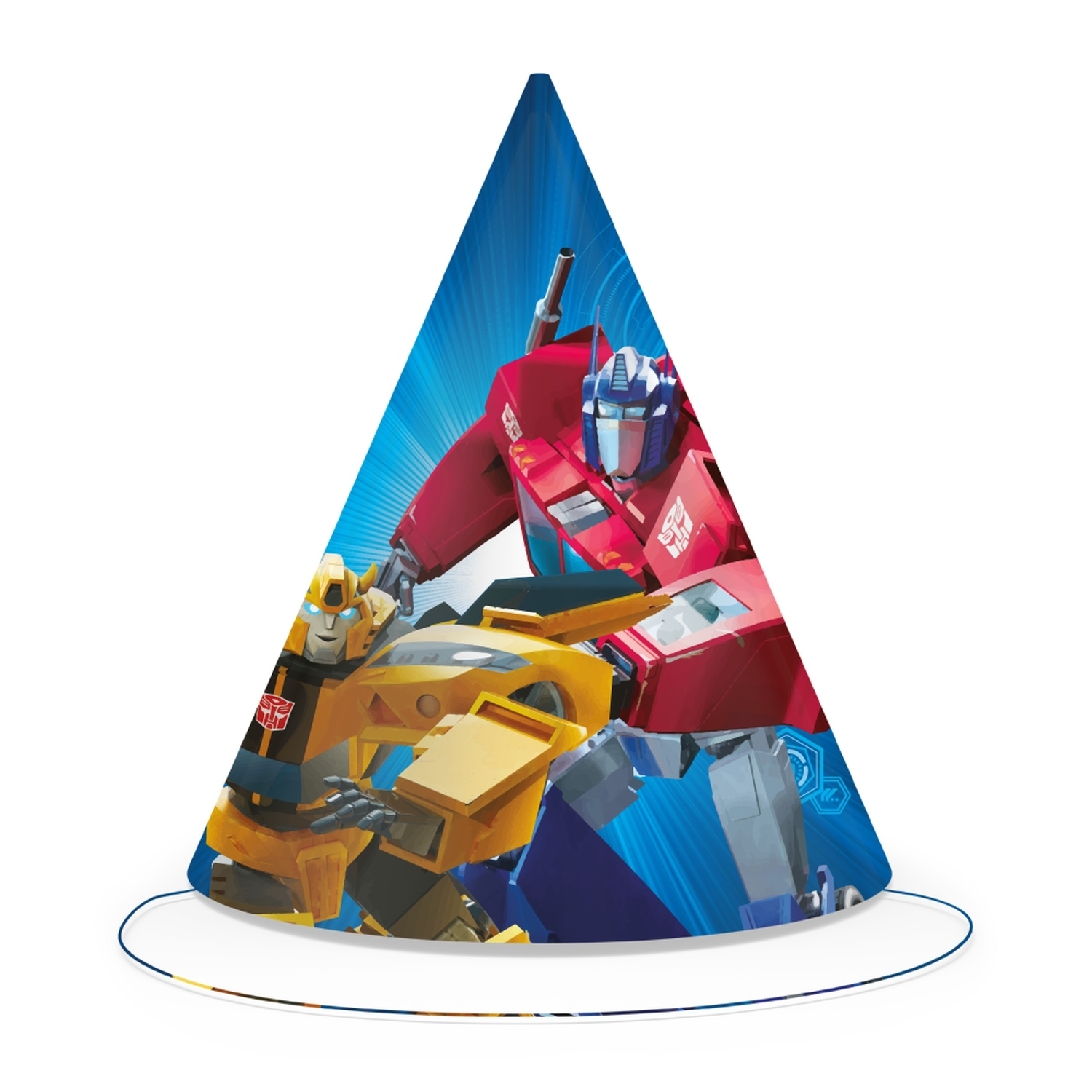 Party čepičky Transformers, 6 ks