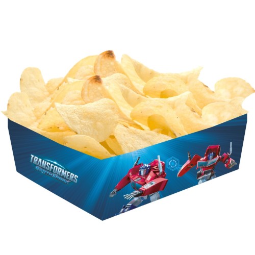 Levně Papírové misky na snacky Transformers, 12 ks