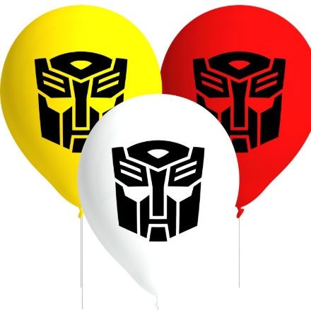 Latexové balónky Transformers barevný mix
