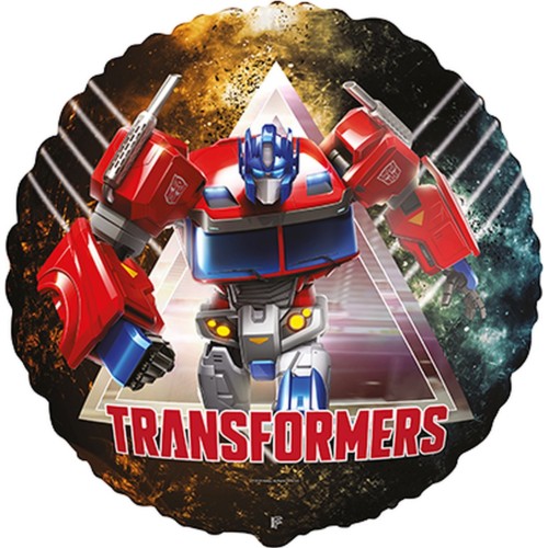 Levně Fóliový balonek kulatý Transformers Optimus Prime 46 cm