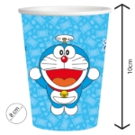 Obrázek Papírové kelímky Doraemon 250 ml, 8 ks