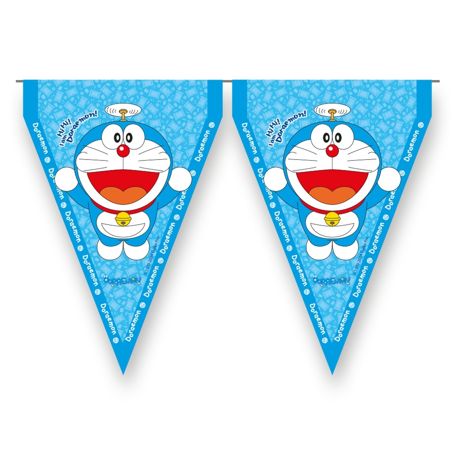 Vlaječková girlanda Doraemon 3 m