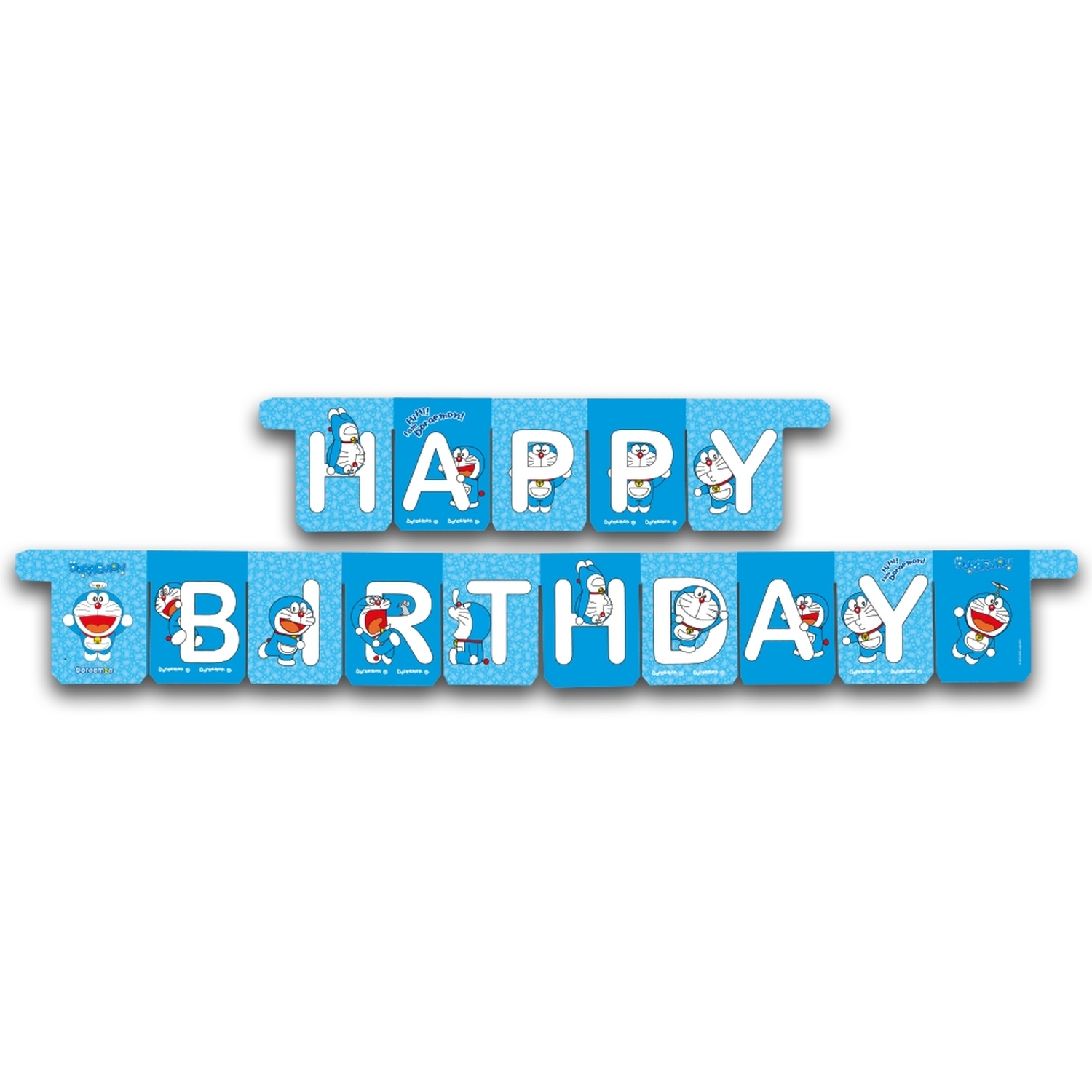Girlanda Happy Birthday Doraemon 3 m