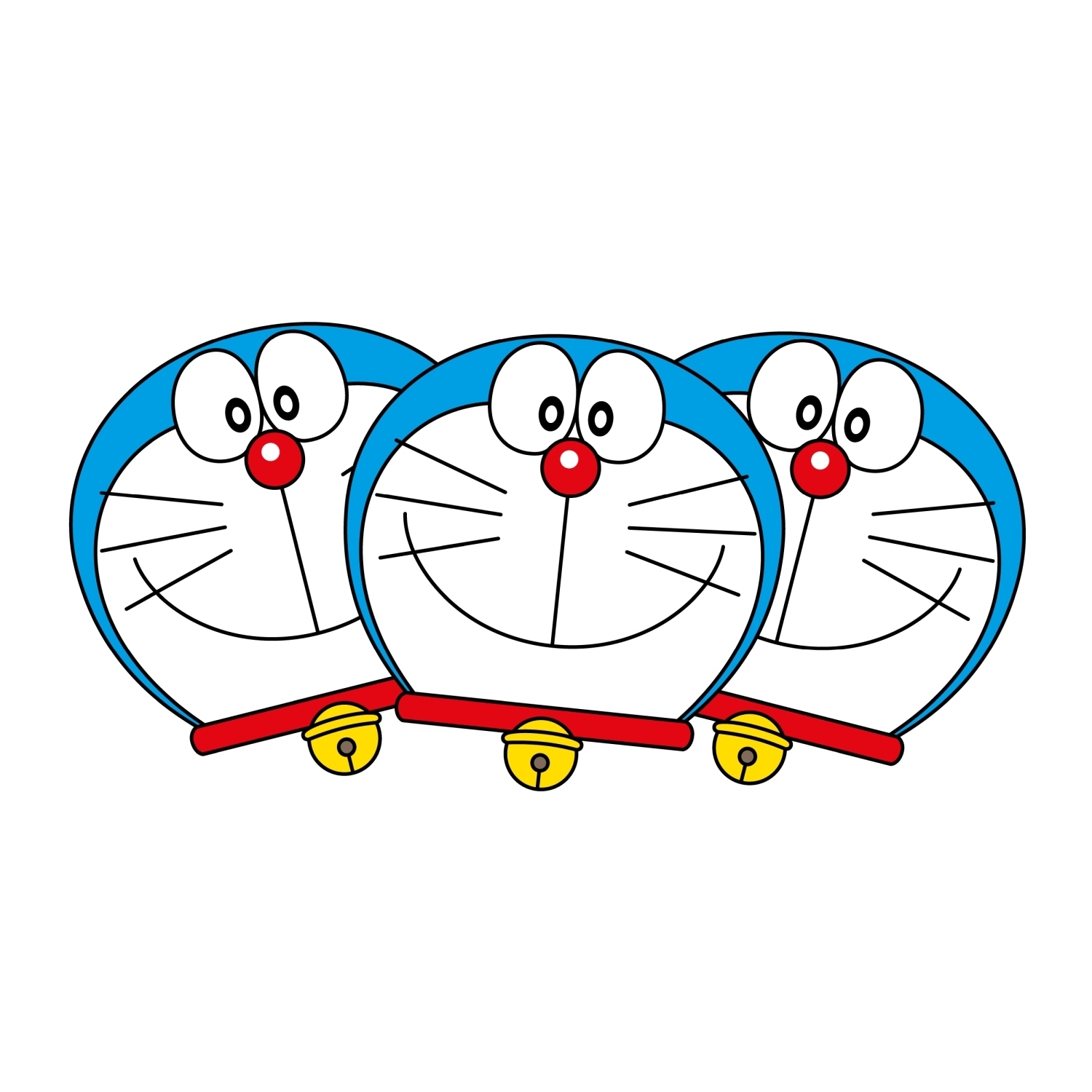 Papírové masky Doraemon 6 ks
