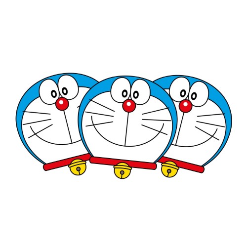 Levně Papírové masky Doraemon 6 ks