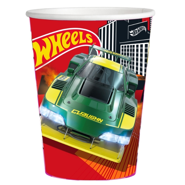 Papírové kelímky Hot Wheels 250 ml, 8 ks