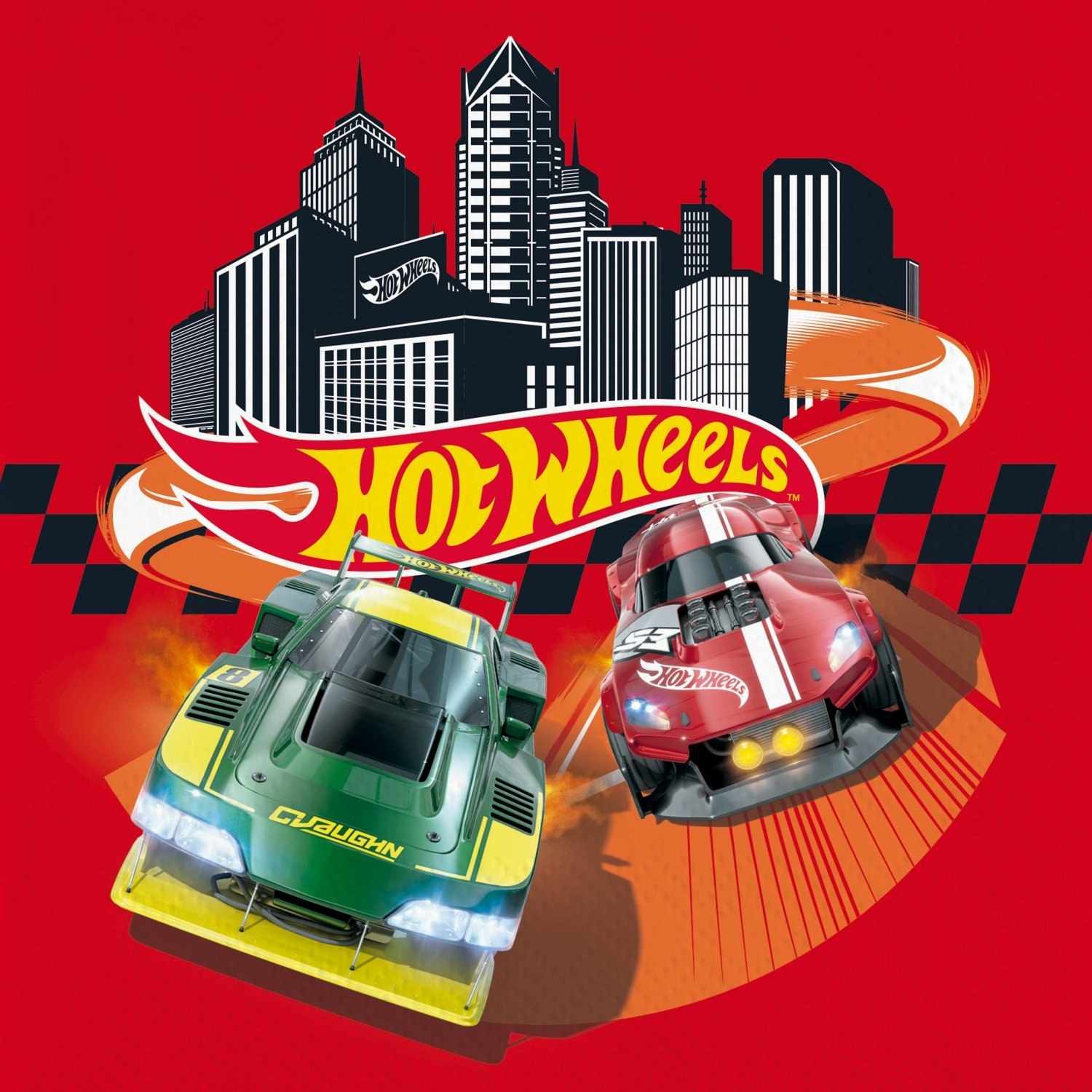 Levně Papírové ubrousky Hot Wheels 33 × 33 cm, 20 ks