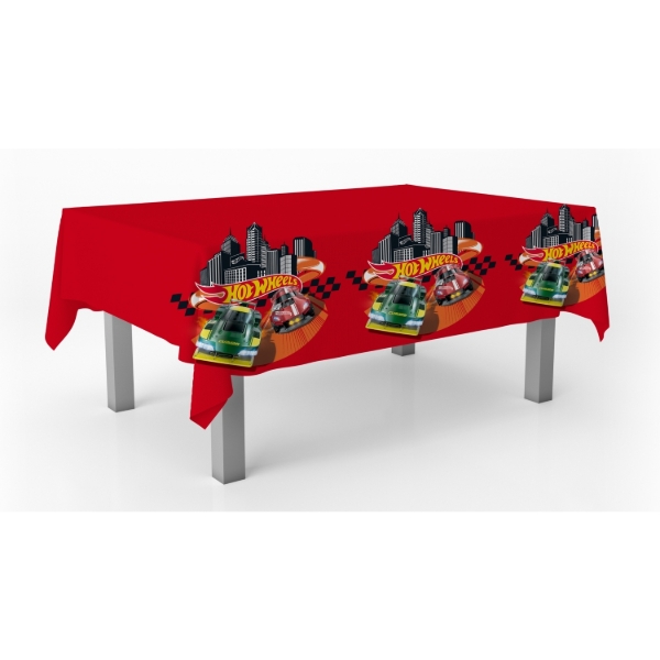 Plastový ubrus Hot Wheels 120 × 180 cm