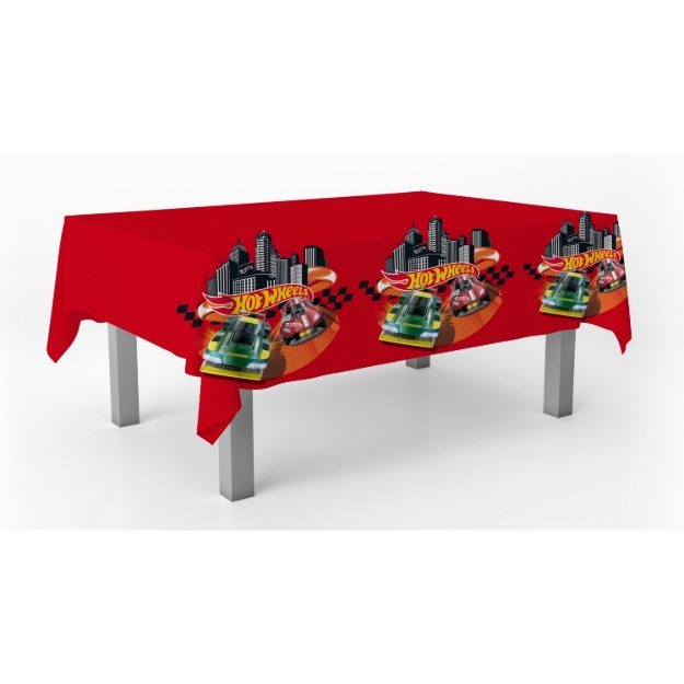 Plastový ubrus Hot Wheels 120x180 cm