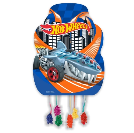 Piñata Hot Wheels střední 46 × 33 cm závodní auto