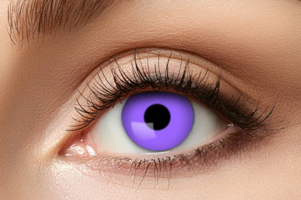 Barevné kontaktní čočky Purple Gothic, 3měsíční, 1 pár