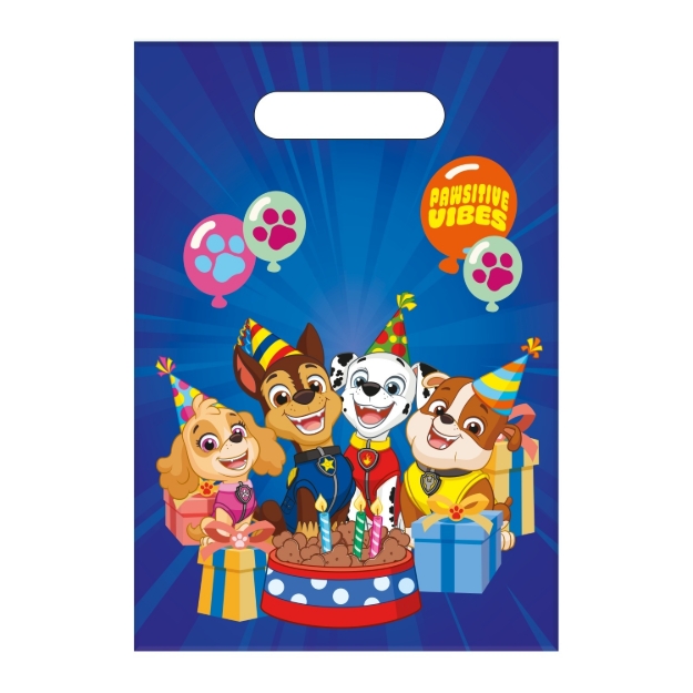 Dárkové tašky Tlapková patrola birthday 6 ks