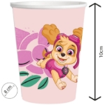 Obrazek Kubeczki papierowe Psi Patrol Skye 250 ml, 8 szt.