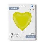Obrázek Fóliový balonek srdce světle zelené - Matte Lime Green 45 cm/18"