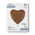 Čokoládové srdce Satin Chocolate pro boho a podzimní výzdobu