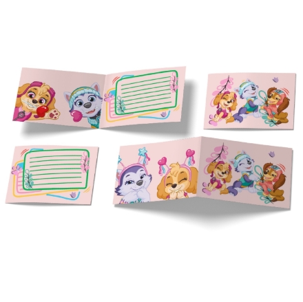 Pozvánky Skye Tlapková patrola růžové