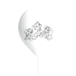 Obrazek Balony lateksowe Psi Patrol Skye mix kolorów 30 cm, 8 szt.