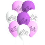 Balónky Tlapková patrola Skye růžové bílé fialové