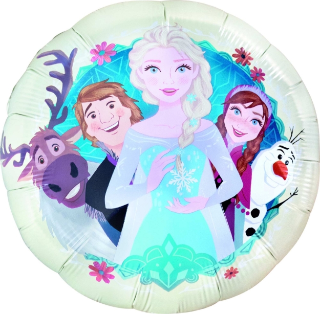 Fóliový balonek Frozen Elsa Anna Olaf kulatý 45 cm