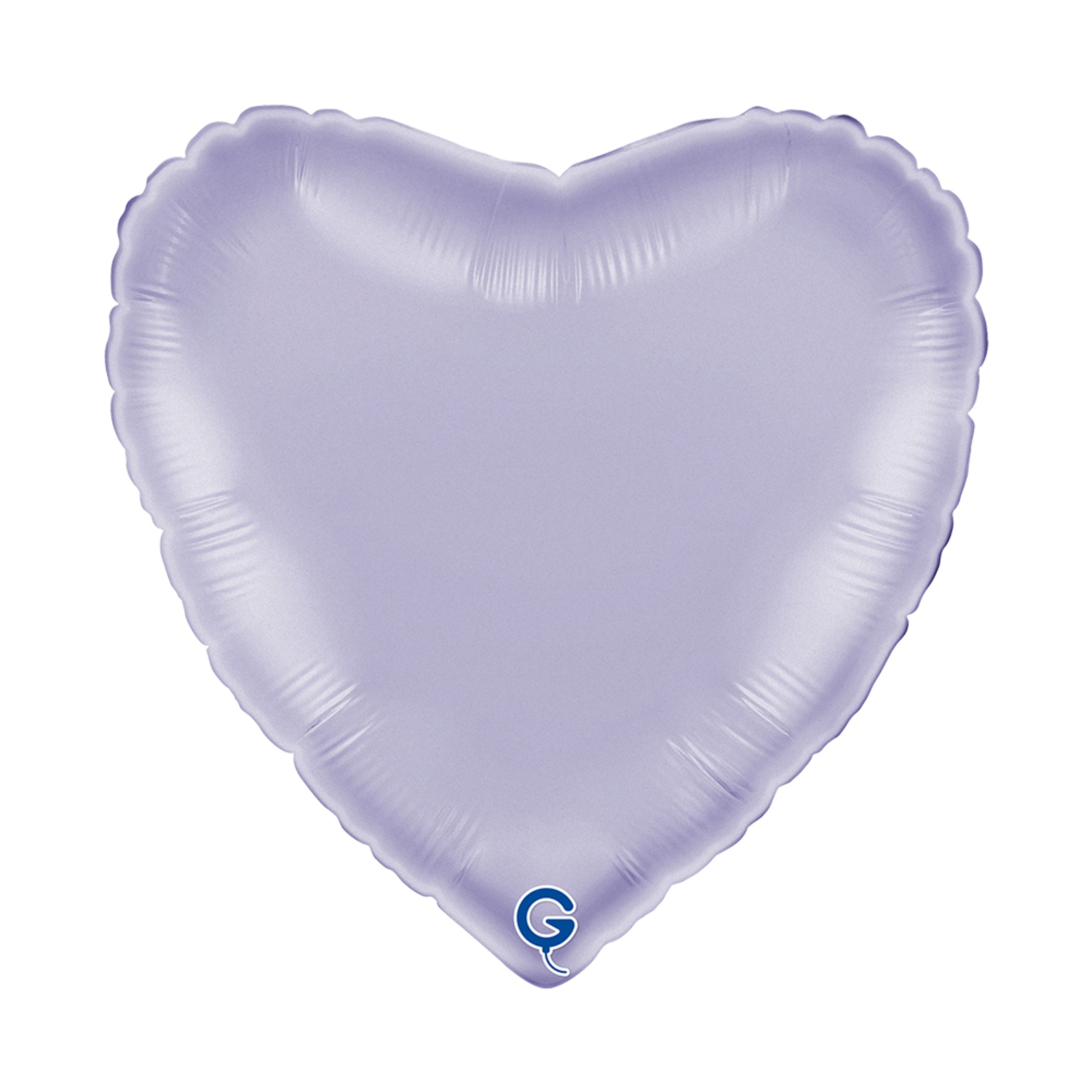 Levně Fóliový balonek srdce liliové - Satin Lilac 45 cm/18"