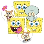 Papírové masky SpongeBob
