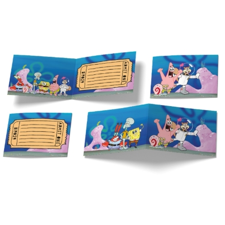 Pozvánky na párty SpongeBob