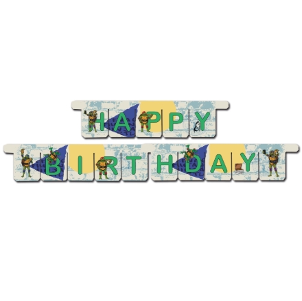 Girlanda Happy Birthday Želvy ninja