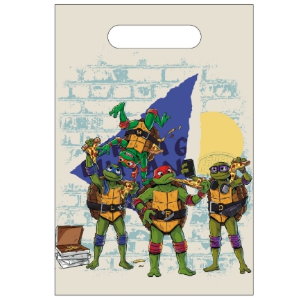 Dárkové tašky Želvy ninja 6 ks