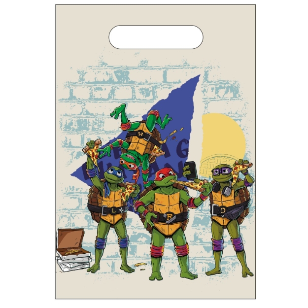 Dárkové tašky Želvy ninja 6 ks