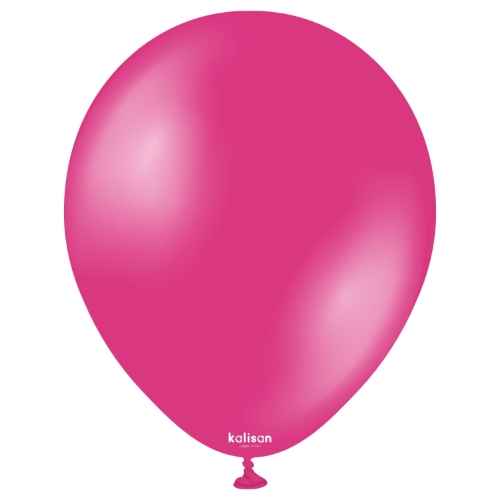 Levně Balonky metalické tmavě růžové, Metallic Fuchsia 30 cm/11", 50 ks