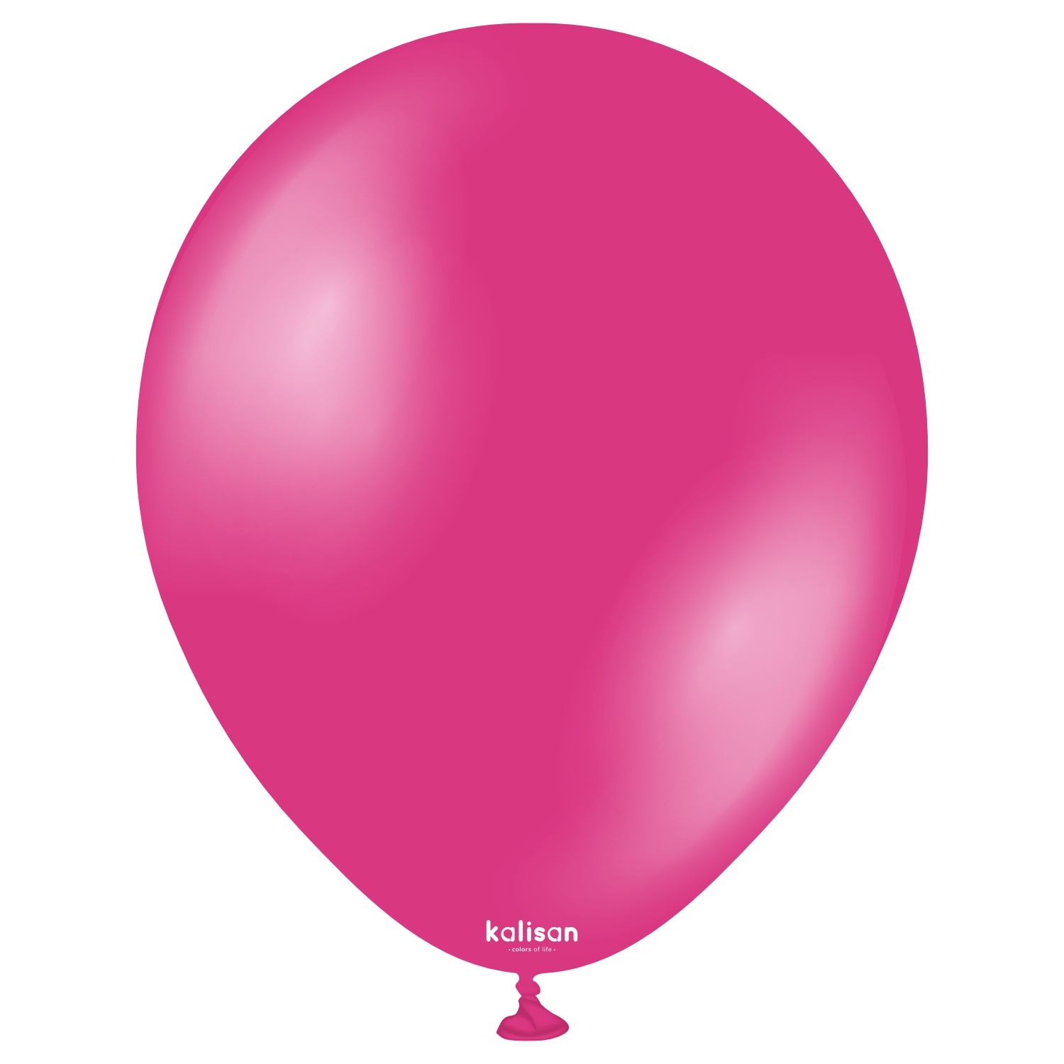 Levně Balonek metalický tmavě růžový, Metallic Fuchsia 30 cm