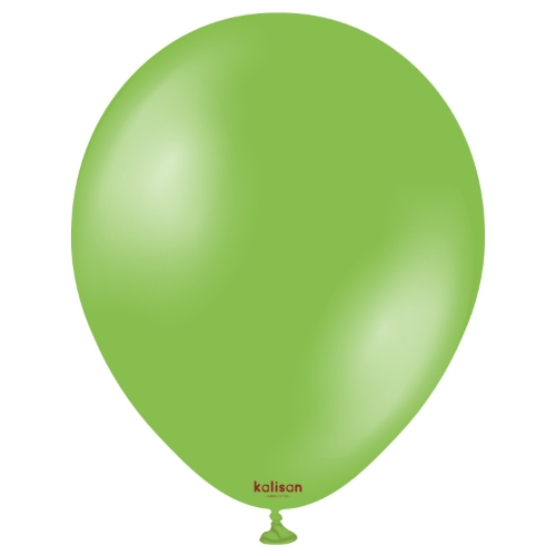 Levně Balonky metalické limetkově zelené, Metallic Lime 30 cm/11", 50 ks