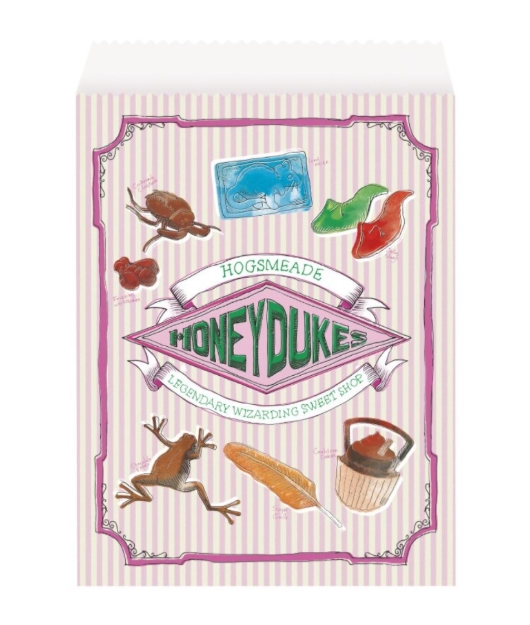 Papírové sáčky na sladkosti Harry Potter Honeydukes se samolepkami 8 ks