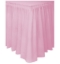 Plastová stolová sukně světle růžová 74 x 426 cm