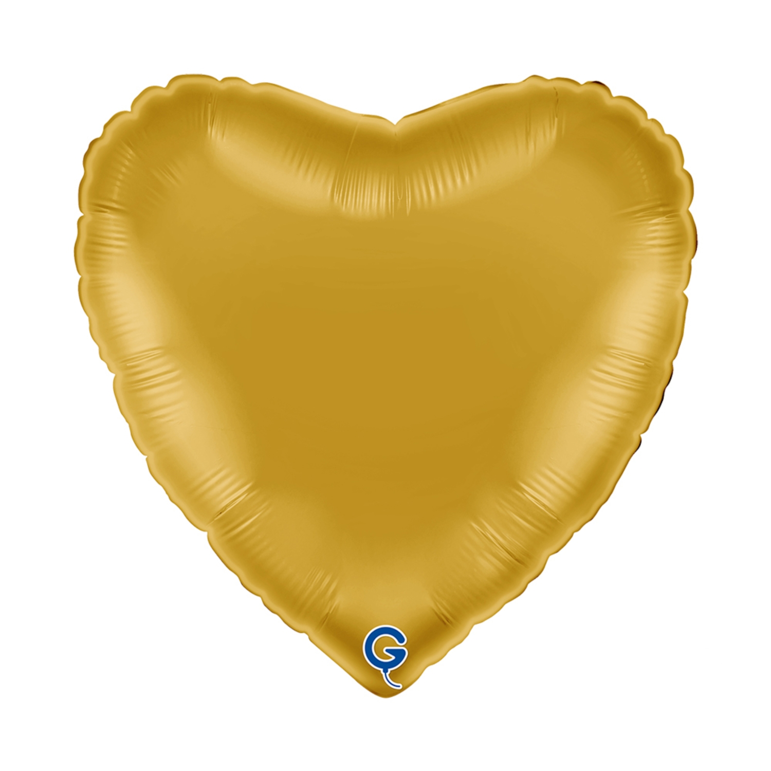 Levně Fóliový balonek srdce zlaté - Light Gold 45 cm/18"