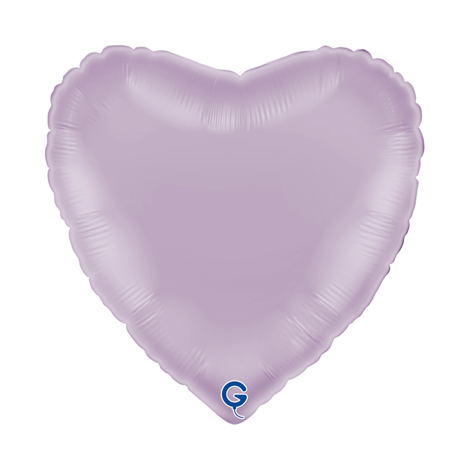 Levně Fóliový balonek srdce liliový - Lilac 45 cm/18"