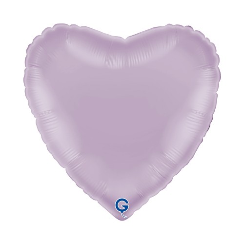 Levně Fóliový balonek srdce liliový - Lilac 45 cm/18"