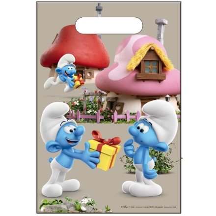 Dárkové tašky Šmoulové 6 ks