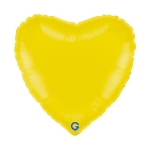 Světle žlutý balonek ve tvaru srdce jako jemná dekorace na jarní nebo dětskou oslavu
