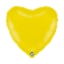 Světle žlutý balonek ve tvaru srdce jako jemná dekorace na jarní nebo dětskou oslavu